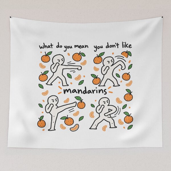 Item preview, I Like Mandarins Funny Meme designed and sold by MonkiFlipp.
