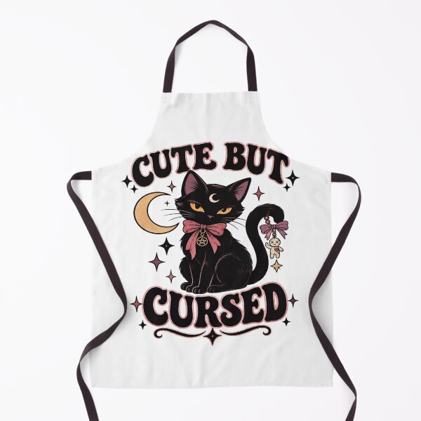 Item preview, Cute Black Cat Cursed designed and sold by kynira.