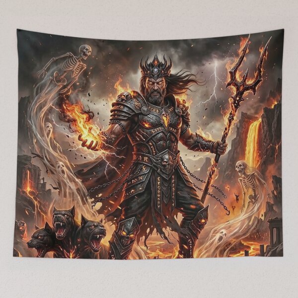 Item preview, Hades God of the Underworld - Dark Fantasy Art designed and sold by Lucid Dream Pixel.