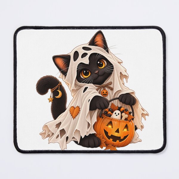 Item preview, Halloween Ghost Cat | Spooky Kitty designed and sold by Butterfly Effect.
