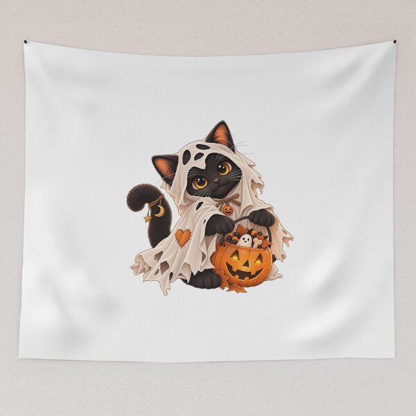 Item preview, Halloween Ghost Cat | Spooky Kitty designed and sold by Butterfly  Effect.