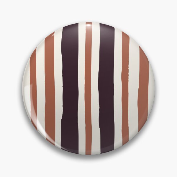 Item preview, Minimal Geometric Rectangles Lines 14 | Dark Plum Terracotta Cream Hand Drawn Stripes designed and sold by MarleneCanto.
