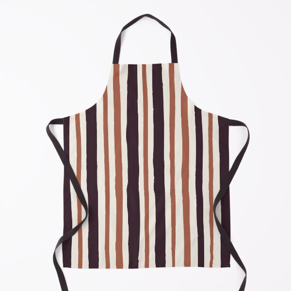 Item preview, Minimal Geometric Rectangles Lines 14 | Dark Plum Terracotta Cream Hand Drawn Stripes designed and sold by MarleneCanto.