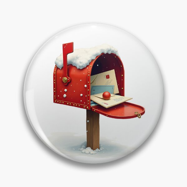 Item preview, Whimsical Christmas Post Office – Christmas Mailbox  designed and sold by ArtemisEutopia.