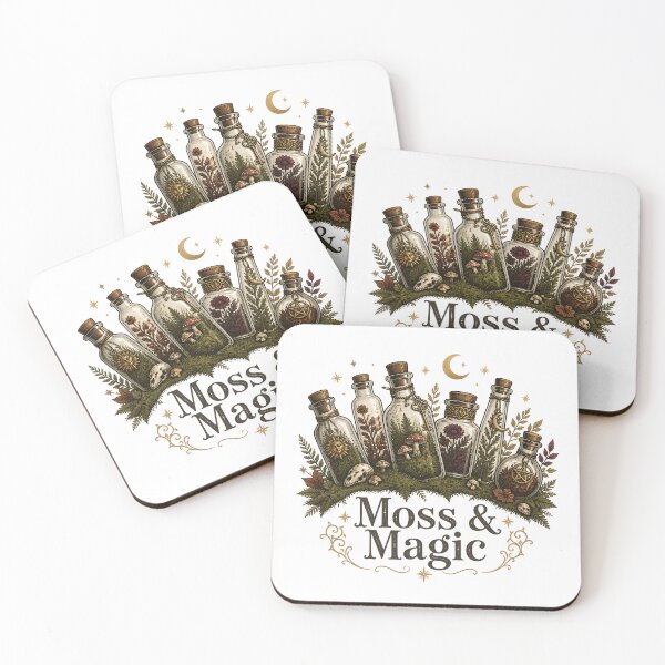 Item preview, Moss & Magic Bottled Botanical Magic designed and sold by KristenosNehk.