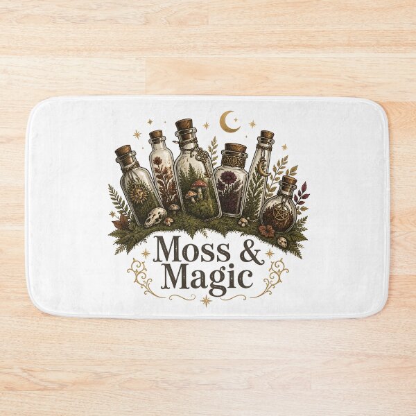 Item preview, Moss & Magic Bottled Botanical Magic designed and sold by KristenosNehk.