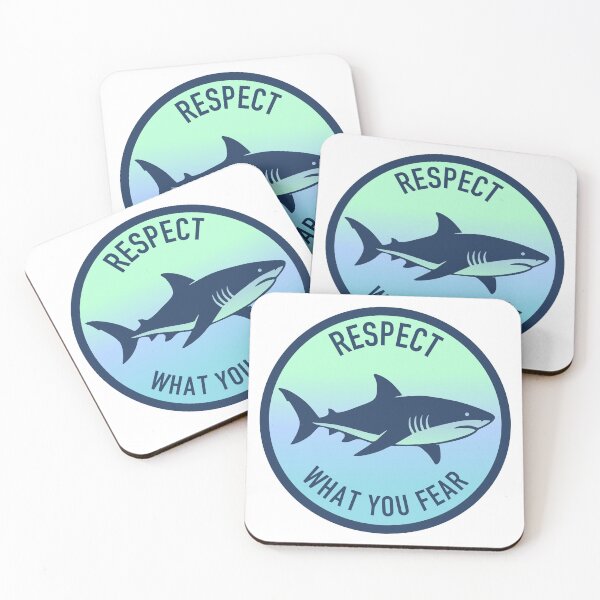 Item preview, Respect what you fear – Shark T-shirt for women, environmental protection & ocean lovers designed and sold by Saltycurrent1.