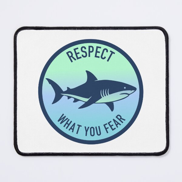 Item preview, Respect what you fear – Shark T-shirt for women, environmental protection & ocean lovers designed and sold by Saltycurrent1.