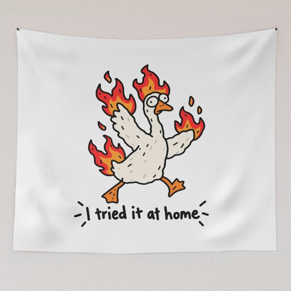 Item preview, Tried It at Home Funny Meme designed and sold by MonkiFlipp.
