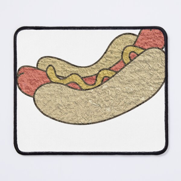 Item preview, Hot Dog Mustard Vintage Textured Illustration American Street Food Retro Cool designed and sold by CLC54.