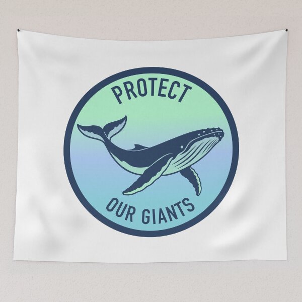 Item preview, Protect Our Giants – Whale T-Shirt for Women, Environmental Protection & Ocean Lovers designed and sold by Saltycurrent1.