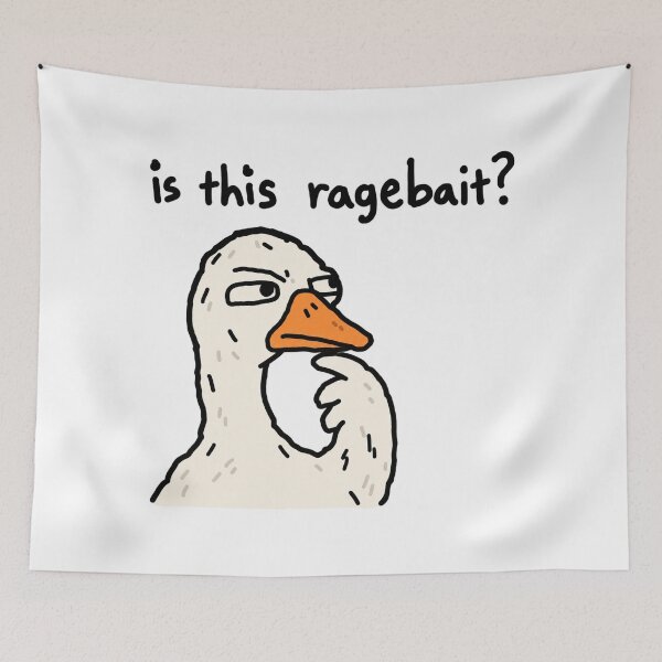 Item preview, Is This Ragebait Funny Goose Meme designed and sold by MonkiFlipp.