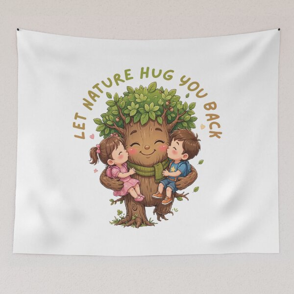 Item preview, Let Nature Hug You Back designed and sold by ZSA Futuristic Art.