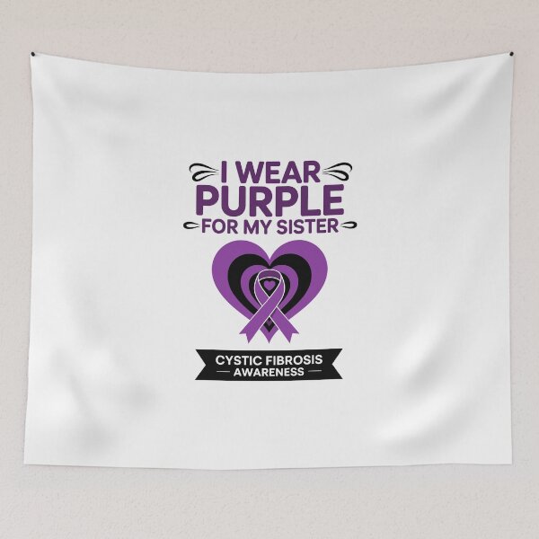Item preview,  Purple Ribbon for Cystic Fibrosis designed and sold by jkrphoto.