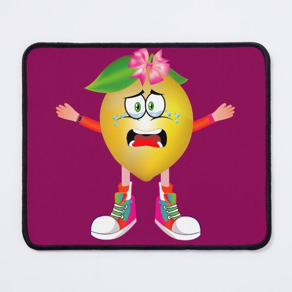 Item preview, Crying Lemon Animated Character Girl Version designed and sold by ExpressiveToon.