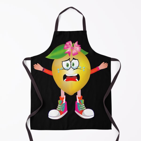 Item preview, Crying Lemon Animated Character Girl Version designed and sold by ExpressiveToon.
