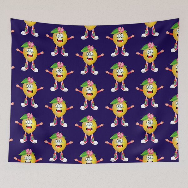 Item preview, Crying Lemon Animated Character Girl Version designed and sold by ExpressiveToon.