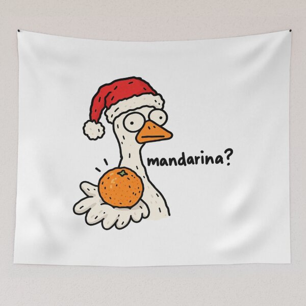 Item preview, Mandarina Funny Goose Meme designed and sold by MonkiFlipp.