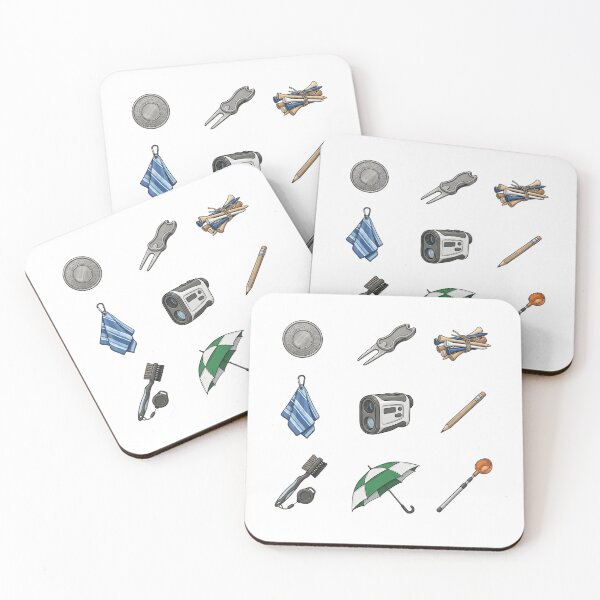 Item preview, Practical Golf Pocket Accessories and Course Tools Art designed and sold by mood-draftsman.