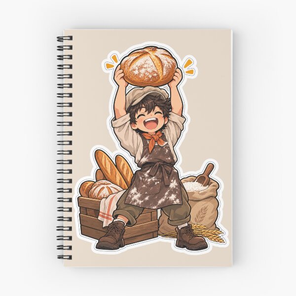 Item preview, Proud Home Baker Holding Sourdough Loaf designed and sold by NovaToons.