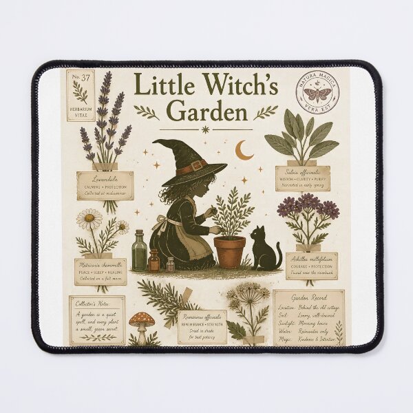 Item preview, Little Witch's Garden A Cabinet of Botanical Specimens designed and sold by KristenosNehk.