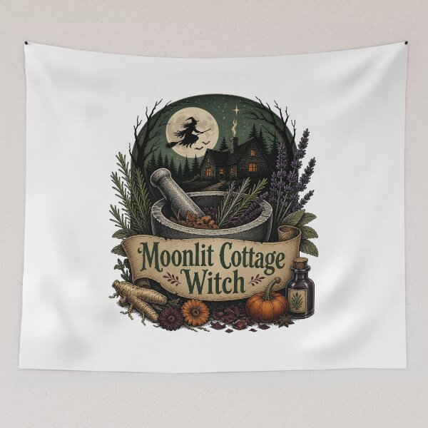 Item preview, Moonlit Cottage Witch Roots, Herbs & Remedies designed and sold by KristenosNehk.
