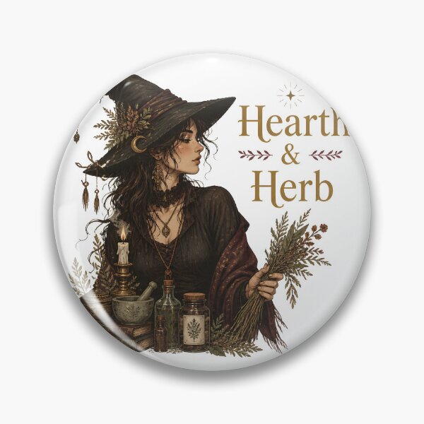 Item preview, Hearth & Herb Old-World Witch Herbalist designed and sold by KristenosNehk.