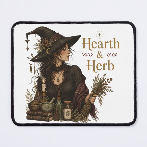 Item preview, Hearth & Herb Old-World Witch Herbalist designed and sold by KristenosNehk.
