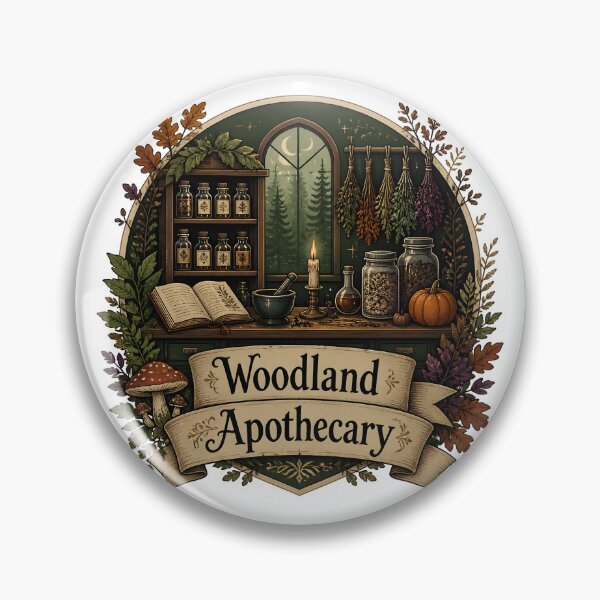 Item preview, Woodland Apothecary Old-World Apothecary Counter designed and sold by KristenosNehk.