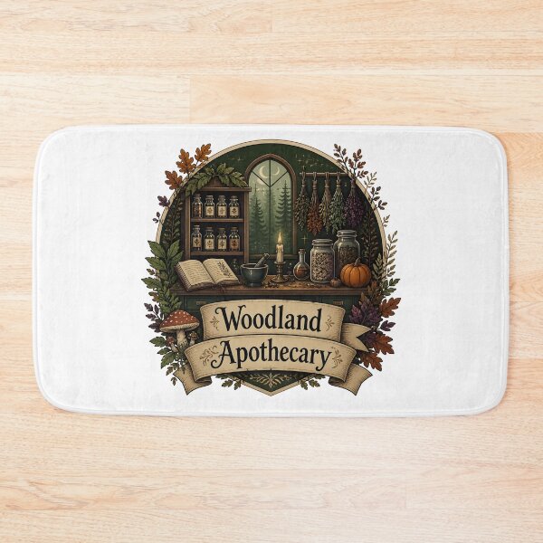 Item preview, Woodland Apothecary Old-World Apothecary Counter designed and sold by KristenosNehk.