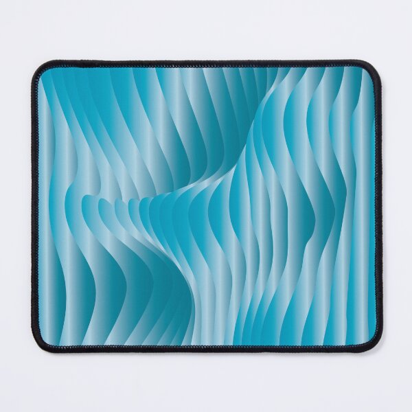 Item preview, Teal Wave Pattern - Abstract Gradient Design designed and sold by photossmirnov.