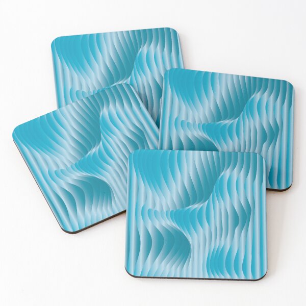 Item preview, Teal Wave Pattern - Abstract Gradient Design designed and sold by photossmirnov.