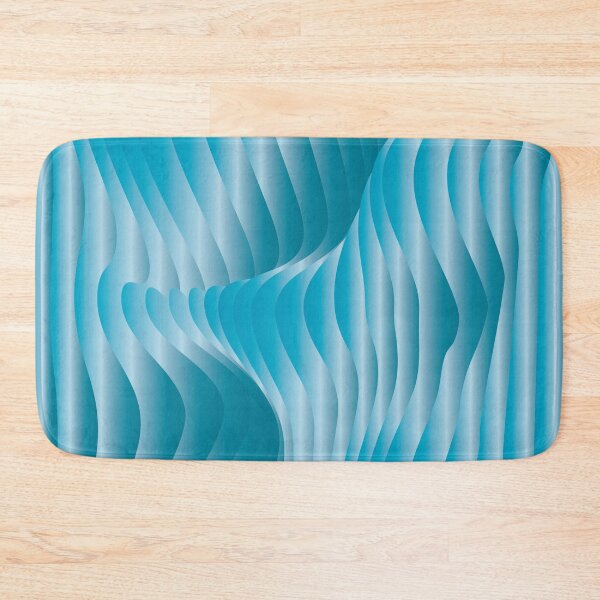 Item preview, Teal Wave Pattern - Abstract Gradient Design designed and sold by photossmirnov.