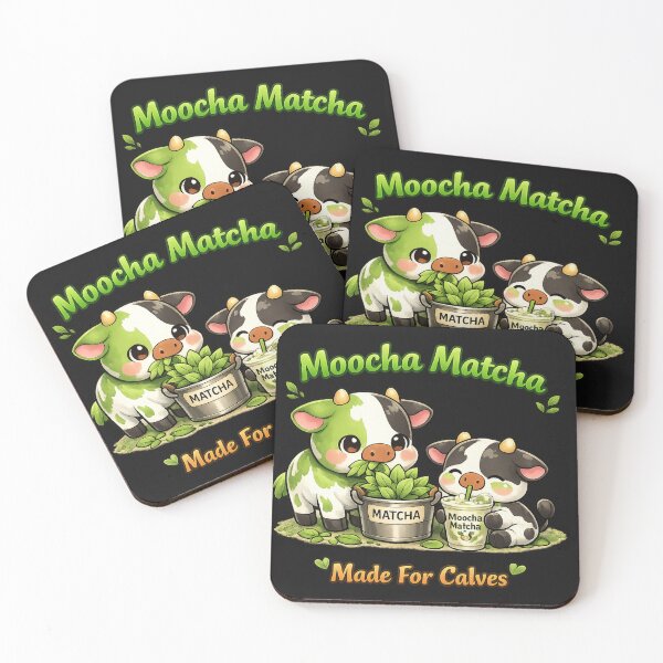 Item preview, Moocha Matcha, Made For Calves designed and sold by PurrfectWhisper.