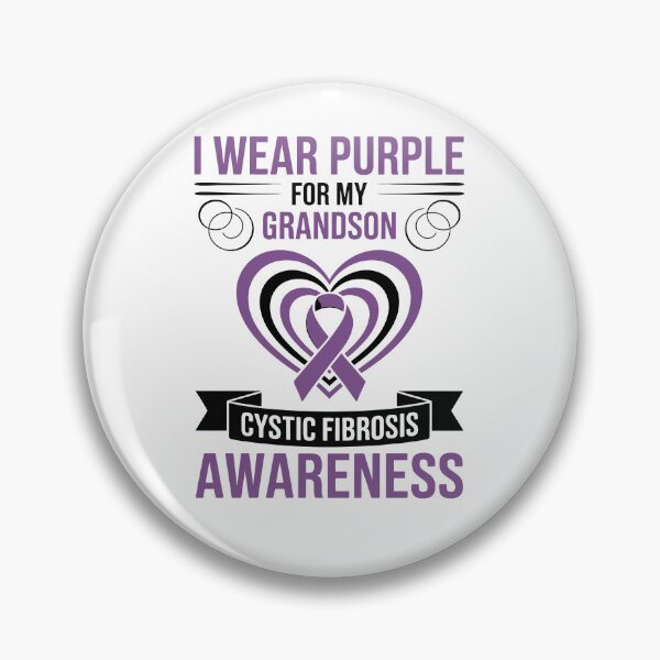 Item preview, Cystic Fibrosis Awareness  I wear purple for my grandson designed and sold by jkrphoto.