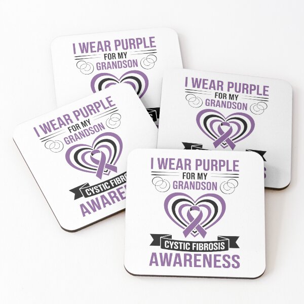Item preview, Cystic Fibrosis Awareness  I wear purple for my grandson designed and sold by jkrphoto.