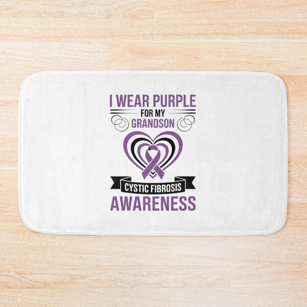 Item preview, Cystic Fibrosis Awareness  I wear purple for my grandson designed and sold by jkrphoto.