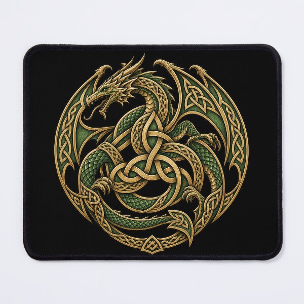 Item preview, Celtic heraldic dragon in interlacing designed and sold by lAnJefurtifeu.