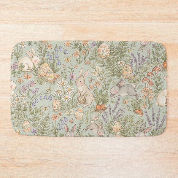 Item preview, Whimsical Easter Eggs and Flowers Pattern Gift, Cute Spring Easter Design designed and sold by ArtDesignTp.
