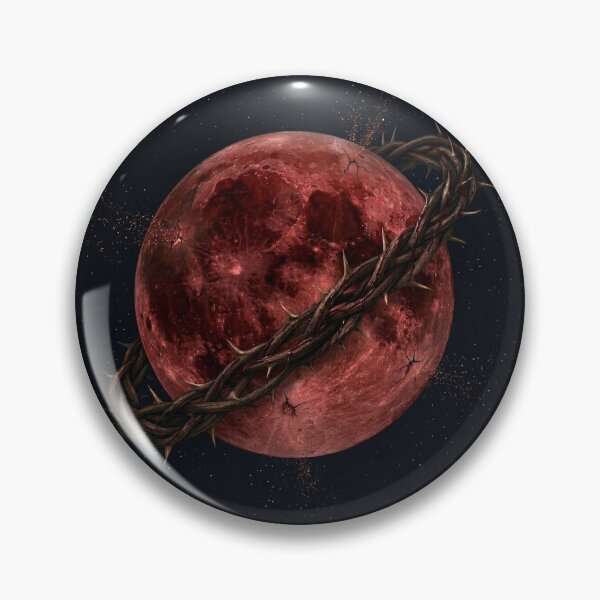 Item preview, Blood Moon | Gothic Crimson Celestial Art designed and sold by Briarmoire.