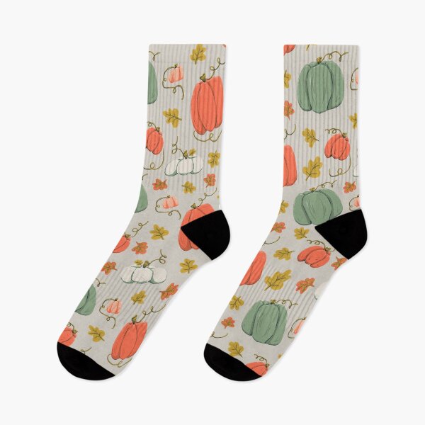 Aperçu de l'œuvre De jolies citrouilles d'automne aux couleurs douces créée et vendue par katerosestudios.