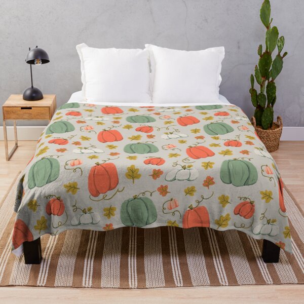 Item preview, Cute fall pumpkins in soft colors designed and sold by katerosestudios.