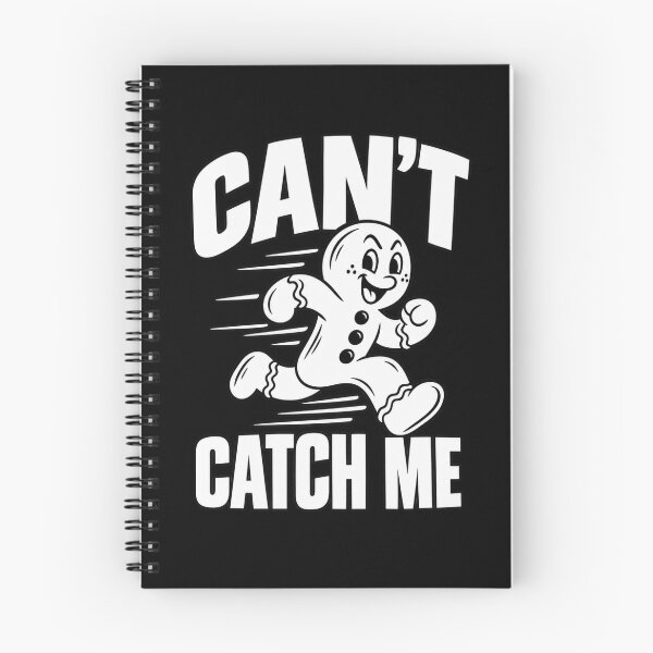 Item preview, Can't Catch Me Funny Gingerbread Man Christmas Running T-Shirt – Funny Gingerbread Gift, Christmas Running Graphic Tee designed and sold by Trendably.
