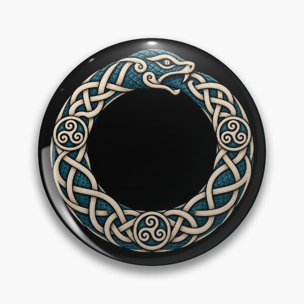 Item preview, Celtic ouroboros serpent in knots designed and sold by lAnJefurtifeu.