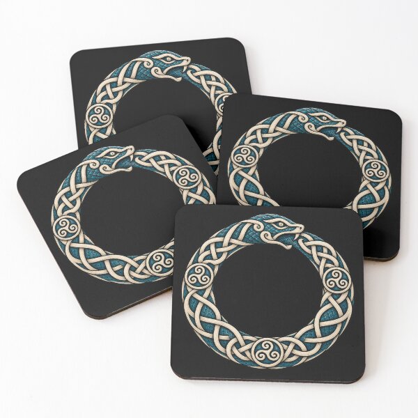 Item preview, Celtic ouroboros serpent in knots designed and sold by lAnJefurtifeu.