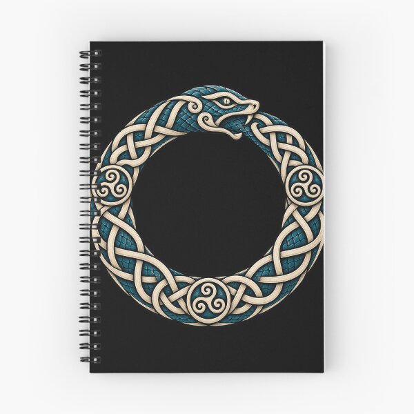 Item preview, Celtic ouroboros serpent in knots designed and sold by lAnJefurtifeu.