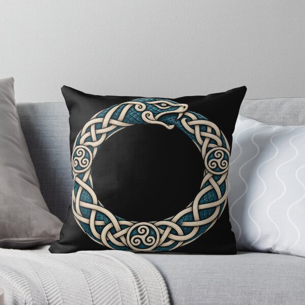 Item preview, Celtic ouroboros serpent in knots designed and sold by lAnJefurtifeu.
