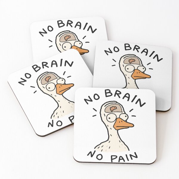 Item preview, No Brain No Pain designed and sold by MonkiFlipp.