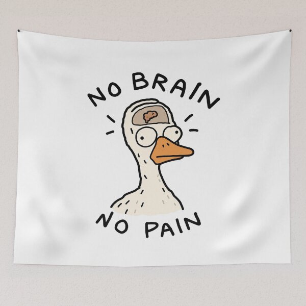 Item preview, No Brain No Pain designed and sold by MonkiFlipp.