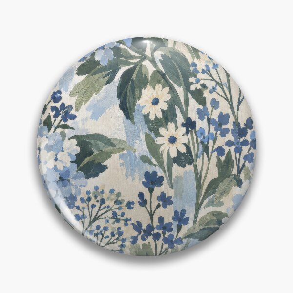 Item preview, Soft Blue Floral Pattern designed and sold by scicilysimonee.